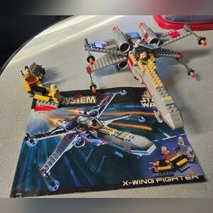 ⭐️LEGO 7140 Star Wars Gray and Red X-Wing Building Set⭐️